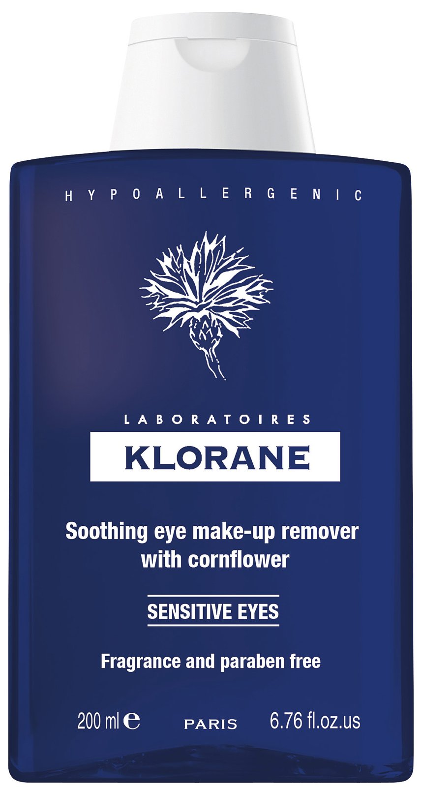 Makeup Remover for Sensitive Eyes Klorane with Cornflower My Life