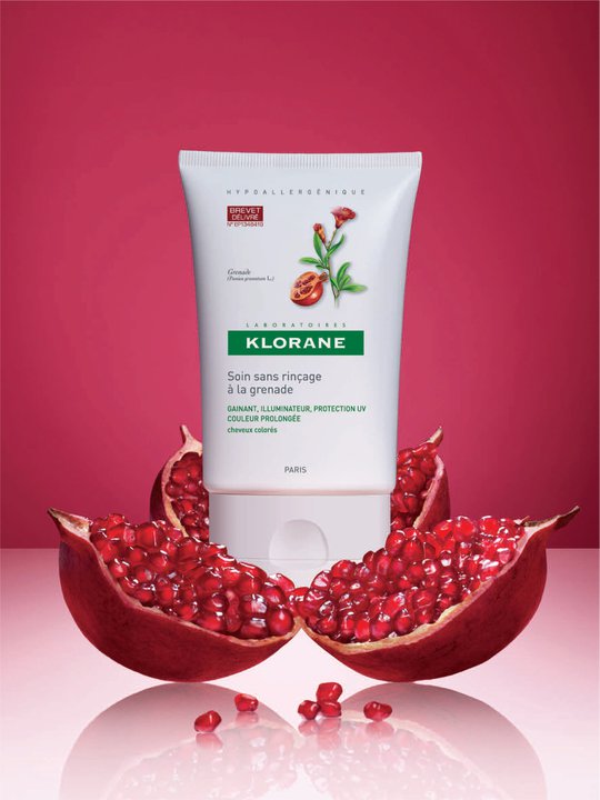 For Healthy Color Treated Hair –  New Klorane with Pomegranate